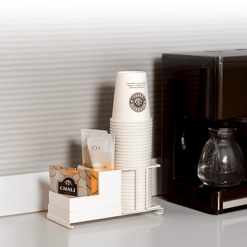 [杯包分格桌面瞬整齊] 紙杯收納架 紙杯架 杯架 取杯架 茶包收納 衛生杯架