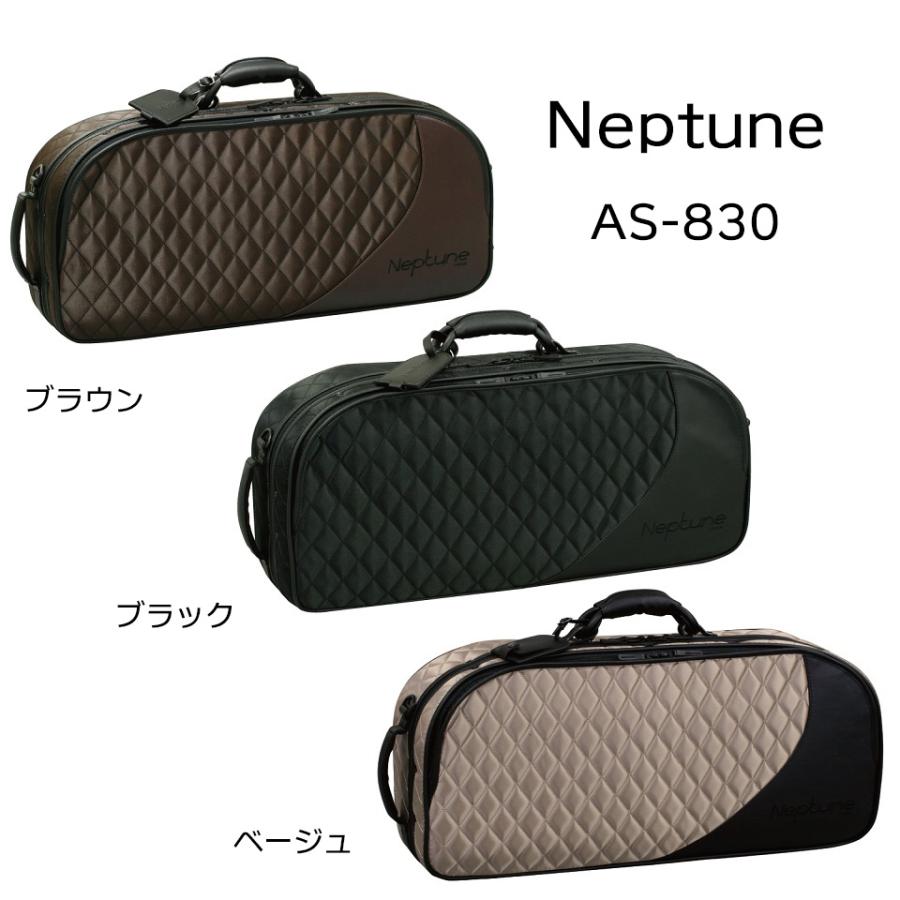 NEPTUNE 管楽器用軽量ケース アルトサックス用 リュックタイプ ブラック AS-830