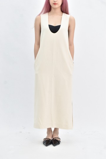 (S) knuth marf 無袖杏色洋裝