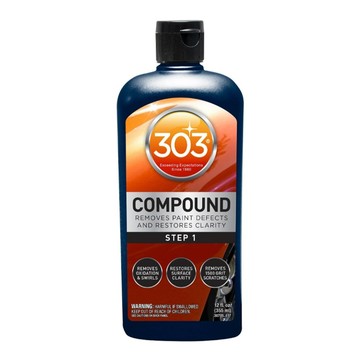 303 Products 汽車烤漆研磨劑 去除太陽紋、去除刮痕  355ml  1瓶