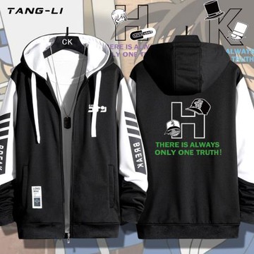 名偵探柯南周邊怪盜基德工藤新一外套開衫衛衣春秋寬松連帽衣服潮