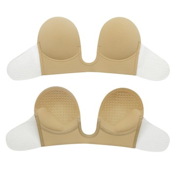 地攤無肩帶文胸一片式防走光貼硅膠胸貼現貨