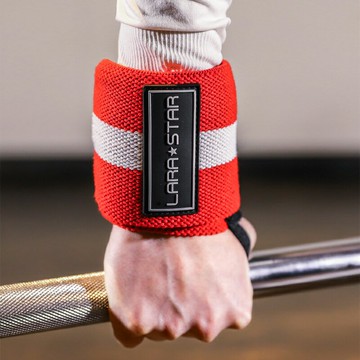 勞拉之星健身護腕器械力量臥推男女纏繞加壓加厚助力支撐larastar