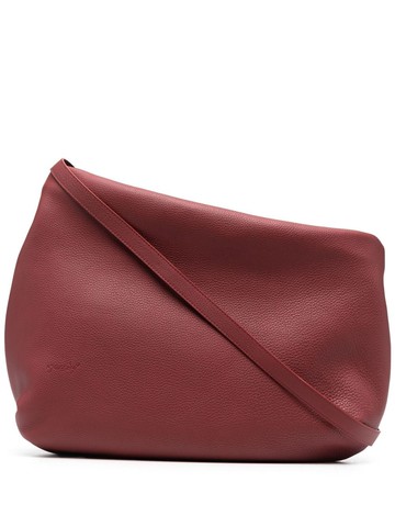 Marsèll - asymmetric calf-leather shoulder bag - women - Calf Leather - One Size - Red