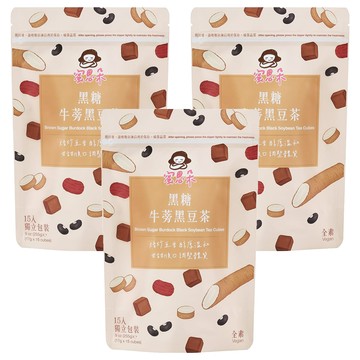 蜜思朵 黑糖牛蒡黑豆茶  17g  15個裝  3個