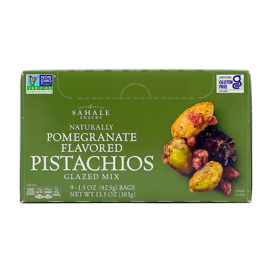 サハレスナック　Sahale Snacks フルーツ ナッツミックス ザクロ ピスタチオ  42.5g 9パック  Fruit   Nut Mixes Pomegranae Pistachio Glaze Mix