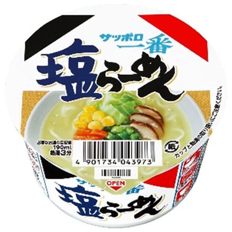 サンヨー食品 サッポロ一番 塩らーめん ミニどんぶり 41g×24個入