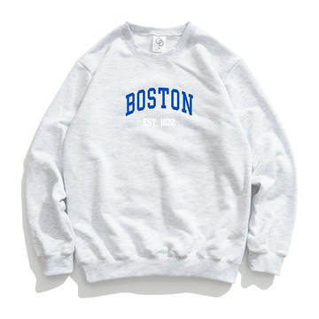 ONE DAY 台灣製 960A98 印花大絨布大學T