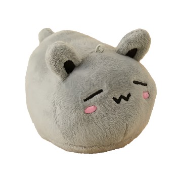 黃阿瑪的後宮生活 迷你麻糬娃娃吊飾 聚酯纖維  7cm  灰胖  1個