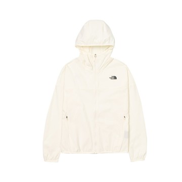 the north face 女 四彈抗uv防潑外套 ap沙丘白7wcp/登山/抗uv/連帽/防