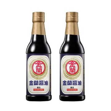 【金蘭食品】金蘭醬油590ml x2入