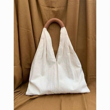 法式復古帆布包 文藝風手工扎染布包大容量手提帆布托特包 帆布袋 大帆布包托特包 帆布托特包大容量 帆布袋托特包