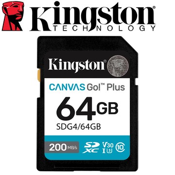 kingston 金士頓 64g sdxc (u3)(v30) 記憶卡 (sdg4/64gb)