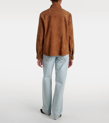 Nour Hammour Jude suede shirt