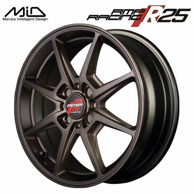 マルカサービス MID RMP RACING R25 15インチ 5J インセット45 4穴 