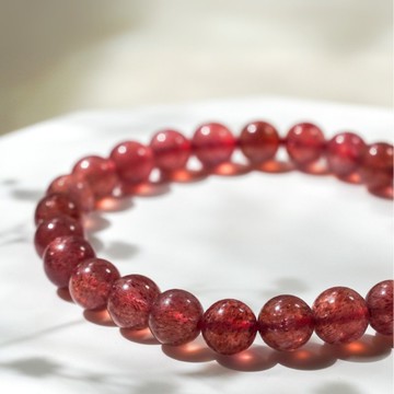 草莓晶 主愛情與人際關係 吸引好姻緣 增加個人魅力  招正財