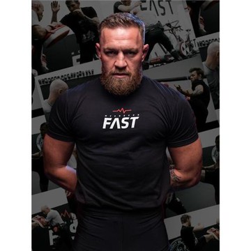 UFC嘴炮康納麥格雷戈健身泰拳擊短袖MMA男女搏擊格斗訓練運動衣服