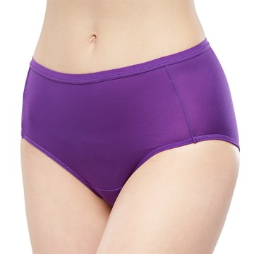 SWEAR 思薇爾 日日春2.0系列 M-XXL 素面 中腰 三角 女內褲 (三色堇)