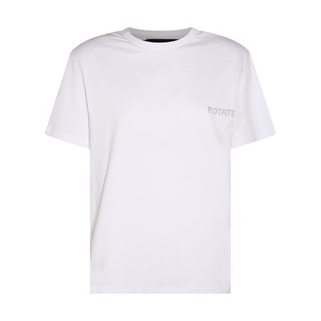 Rotate - White Cotton Aja T-shirt