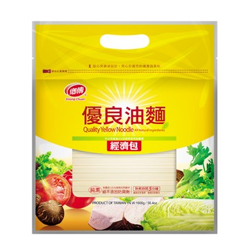 [家速配]鄉傳優良油麵經濟包1600g