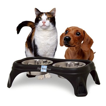 美國 Store-N-Feed® 寵物架高豪華餐碗組 Elevated Bone Feeder