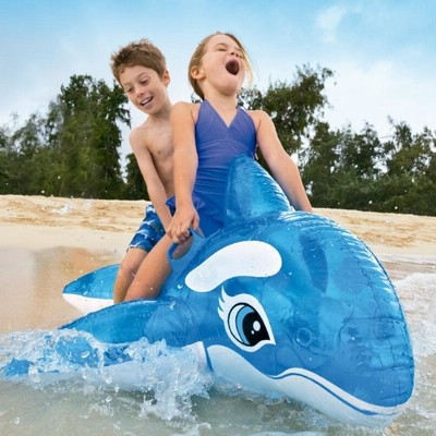 INTEX ブルーホエールライドオン クジラ 241cm ジャンボサイズ