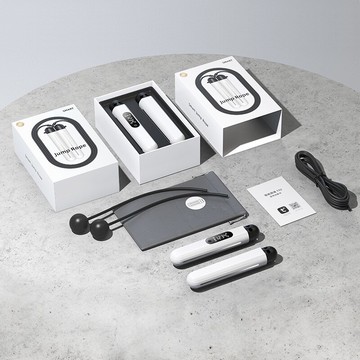 【限時特價】磁吸智能跳繩 可調計數 帶塗鴉APP數據分析 適用於健身 運動訓練大件宅配