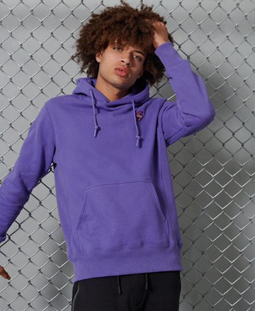 Superdry Men's Men's Sportstyle Brushed Hoodie Purple / Purple Opulence - Size: Xxl