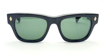 Chrome Hearts Dick Fitzener - Black / 18k Gold Plated Sunglasses