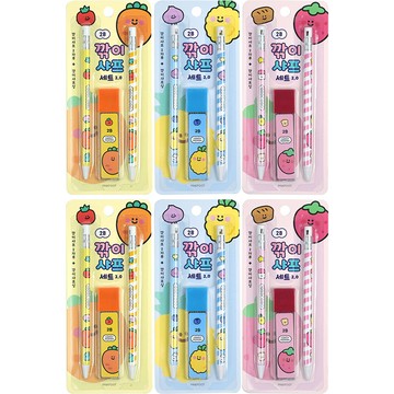 PINKFOOT Carrot Friends可削式自動鉛筆 + 筆芯組 3款  2mm  2組