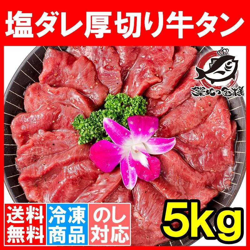 塩ダレ 厚切り 牛たん 牛タン 合計 5kg 500g×10パック 業務用 厚切り牛タン たん塩 仙台名物 焼肉 鉄板焼き ステーキ BBQ ギフト