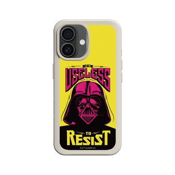 iPhone 16 SolidX 貝殼灰 - 迪士尼-星際大戰 Star Wars - 黑武士-Useless to Resist