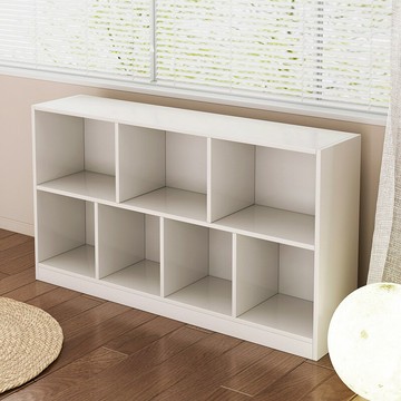 免運 開立發票 書柜家用書架置物架幼兒園書包柜客廳格子柜儲物收納柜靠墻置物柜 快速出貨