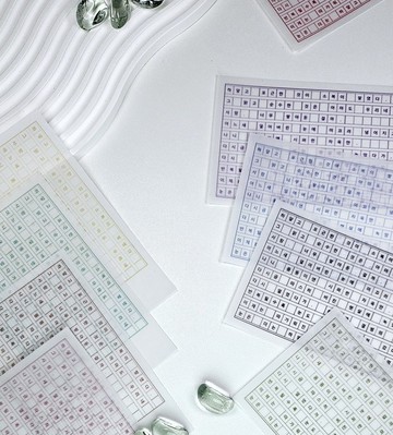 憂鬱格紋描圖紙