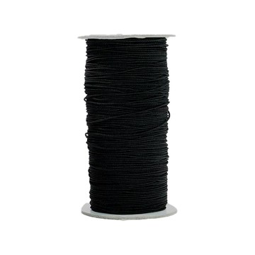 【史代新文具】I7-4-2 黑色 鬆緊帶-1.2mm 長約200碼(彈性鬆緊繩、吊飾繩、手工藝製作等)