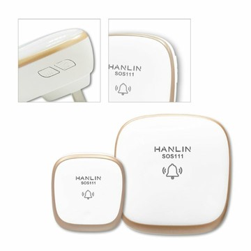 HANLIN -SOS111 按鈕自發電聲光警示門鈴