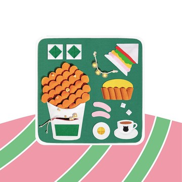 港式茶餐廳嗅聞墊POOZPET 益智貓狗玩具解悶防拆家居家遛狗