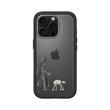 iPhone 16 Pro Mod NX 黑 - 迪士尼-星際大戰 Star Wars - 黑武士-散步-幽默系列