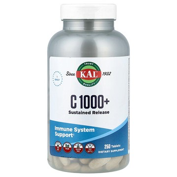 KAL, C 1000+，緩釋，250 片