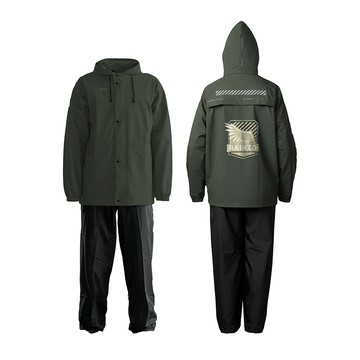 【廠商直送】KINYO兩件式機能雨衣-軍綠-多款選擇