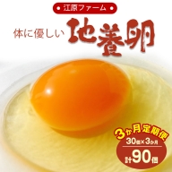 AG13_江原ファーム　体に優しい地養卵（30個） ※着日指定不可