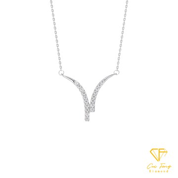 【CF鑽飾】項鍊 莫桑鑽《嫣然》54分 鑽墜