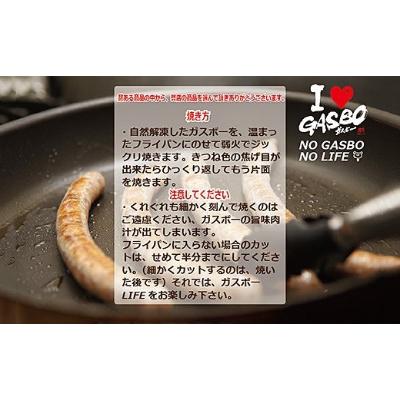 ふるさと納税 佐賀市 ロング粗挽きウインナー 「ガスボー」(100パック)　S-001