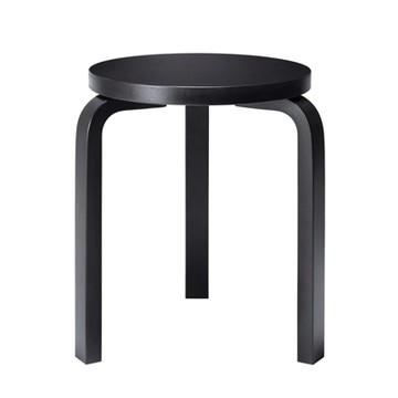Stool 60 三腳圓凳（全黑）
