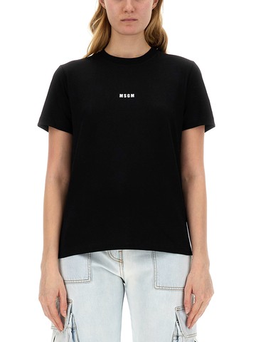 msgm micro logo t-shirt