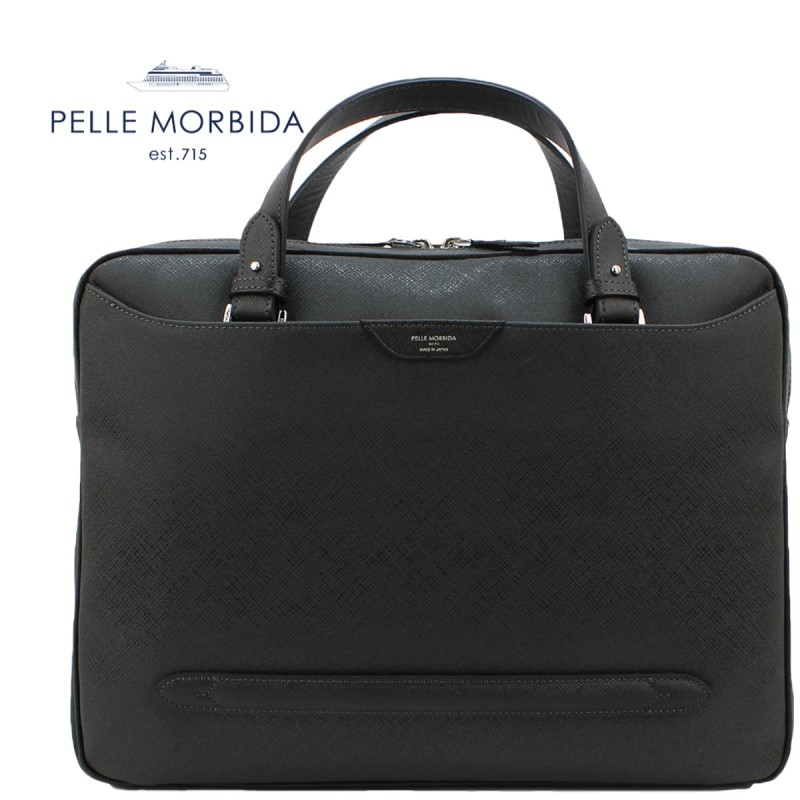 ペッレモルビダ ブリーフケース リモンタナイロン 2way 1ルーム ブリーフケース PELLE MORBIDA PMO-CA112  CharcoalGray（チャコールグレー×チャコールグレー） （チャコールグレー（C06）×F） | LINEショッピング