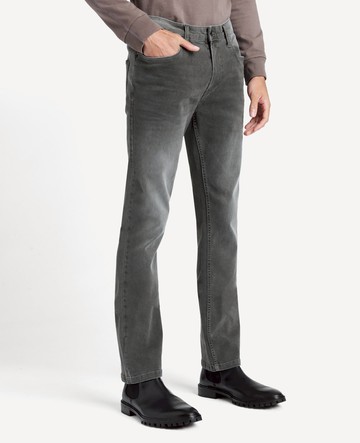 Kenneth Cole | Slim-Fit Recycled Stretch Denim Jeans in LAIGHT - MEDIUM GREY, Size: 40/32