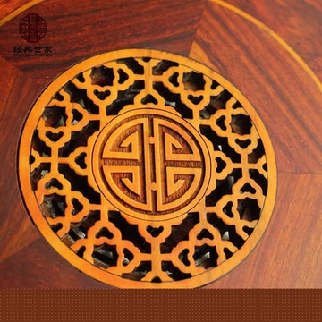 【優選百貨】【免運】紅檀木可旋轉盤圓形 底座 工藝品玉石花瓶盆景佛像觀音擺件蓮花木托