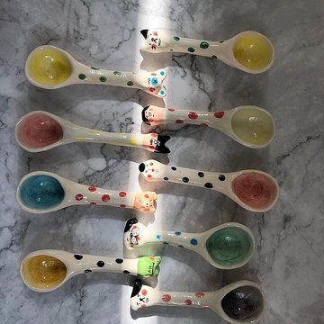 生活瓷器 | 動物小湯匙