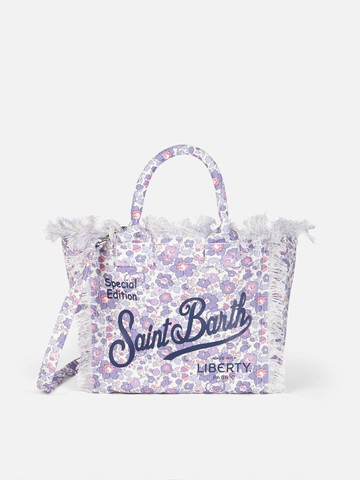 MC2 Saint Barth Betsy Cotton Canvas Colette Liberty Handbag made With Liberty Fabric